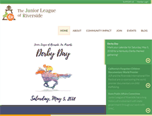 Tablet Screenshot of juniorleagueriverside.org